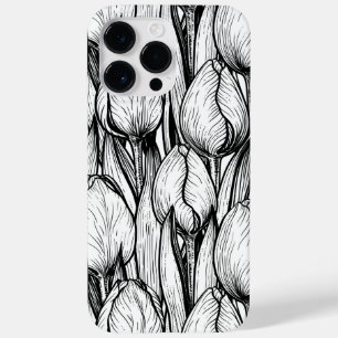 Tulipas em preto e branco