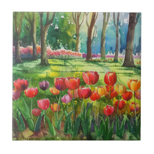 Tulipas no Parque