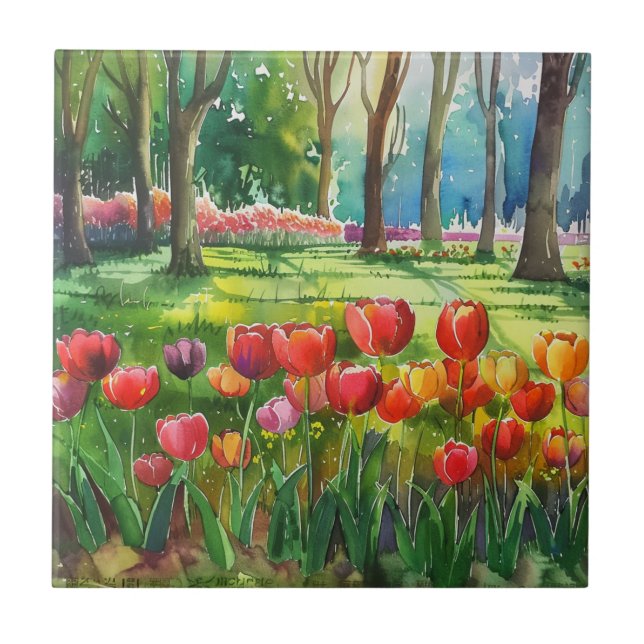 Tulipas no Parque (Frente)