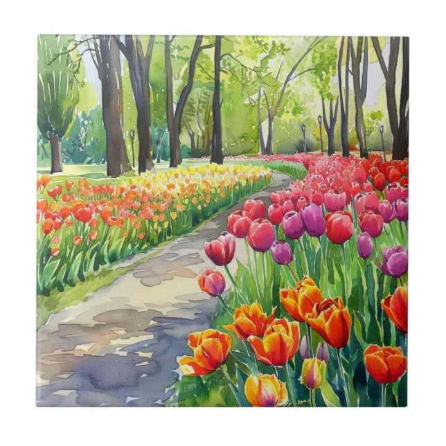 Tulipas no Parque (Frente)