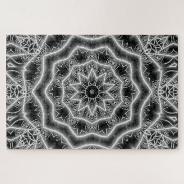 Tulipas quebra-cabeça a preto e branco (Horizontal)