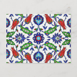 tulipas turcas Cartão postal
