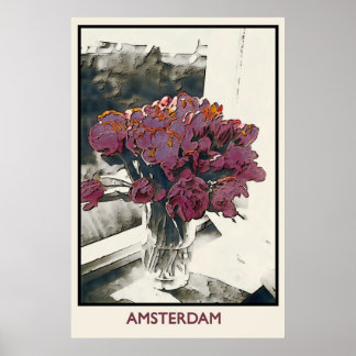 TULIPS em AMESTERDÃ, poster