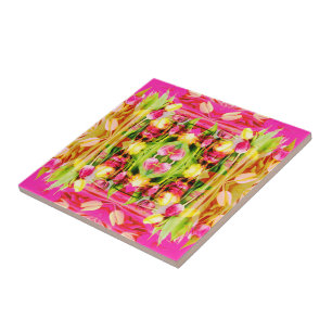 TULIPS - Tulipas coloridas da arte fractal -