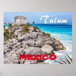 Tulum Maya Poster do México