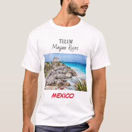 Tulum Mayan Ruins México Camisa Branca
