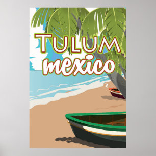 Tulum, poster de viagens méxico