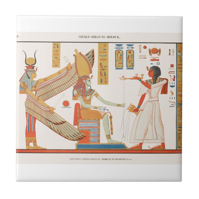 Tumba de Ramses IV Arte Antiga Egípcia (Frente)