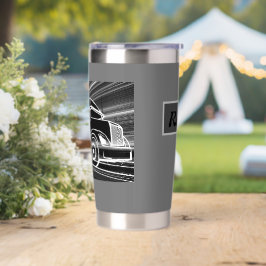 Tumbler de aço inoxidável alto personalizável