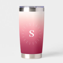 Tumbler isolado com gradiente rosa