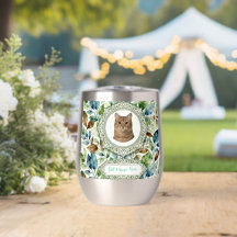 Tumbler Personalizado com Foto e Nome de Gato