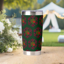 Tumbler Plaid Floco de Neve