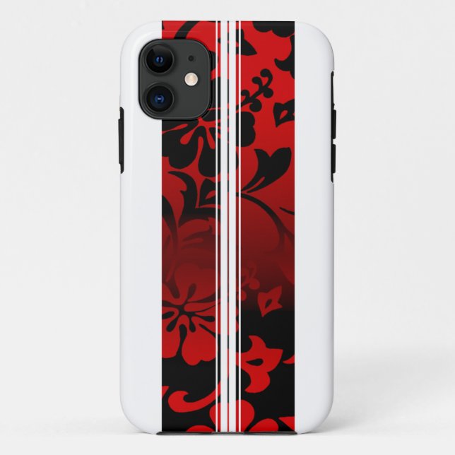 Túneis Beach Havaiano Surfboard iPhone 5 Capas (Verso)