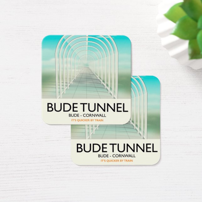 Túnel Bude, Poster de viagens Cornwall Parody (Mesa)