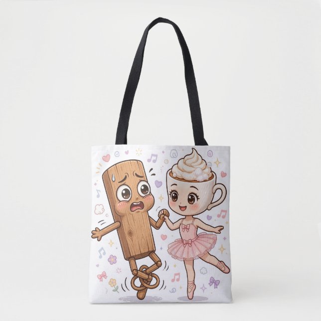 Tung Tung Sahur Funny Ballet Tote (Frente)