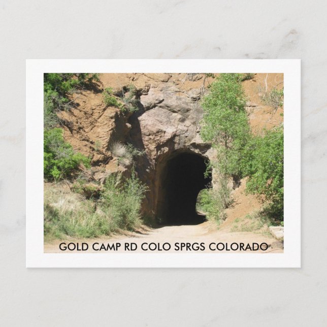 TUNNEL NO Dourado Cartão Postal RD do Campo (Frente)