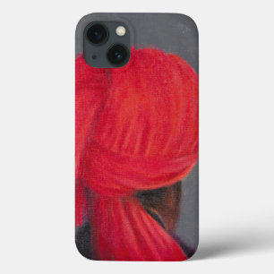 Turbante vermelho no cinza 2014