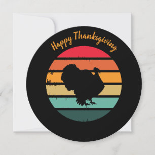 Turca Bird Thankplaying Vintage Sunset