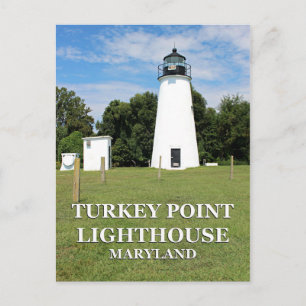 Turco Point Lighthouse, cartão postal de Maryland