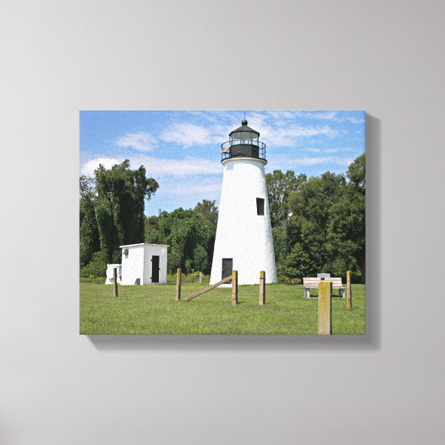 Turco Point Lighthouse, Maryland Canvas Print (Frente)