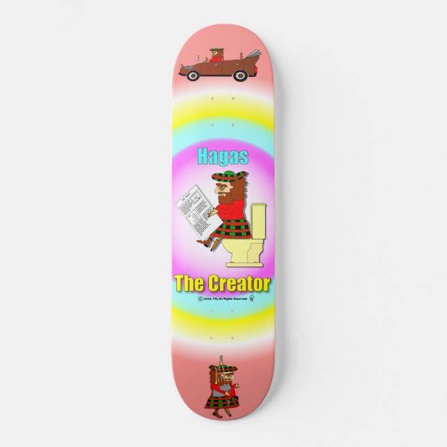 Turdy Boy - Hagas the Creator (V2) - skate (Frente)