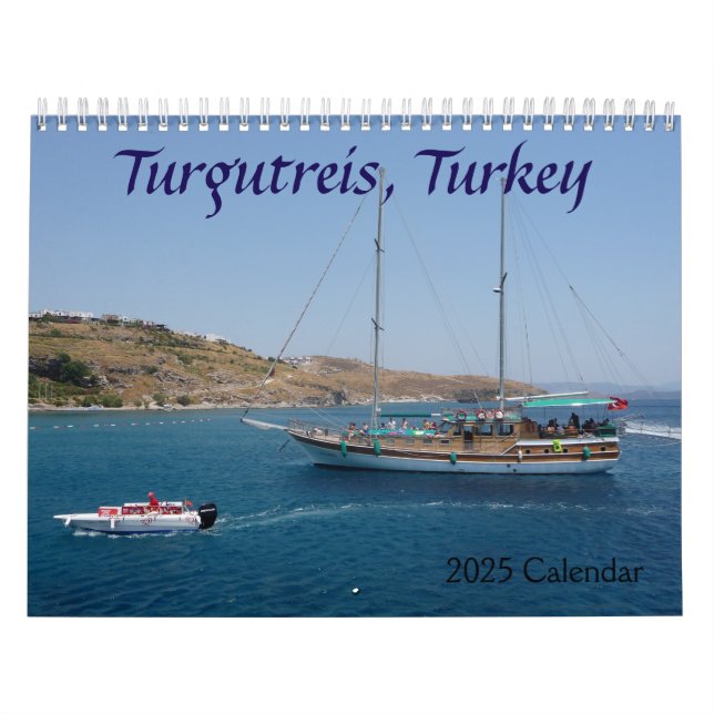 Turgutreis, Calendário 2025 da Turquia (Capa)