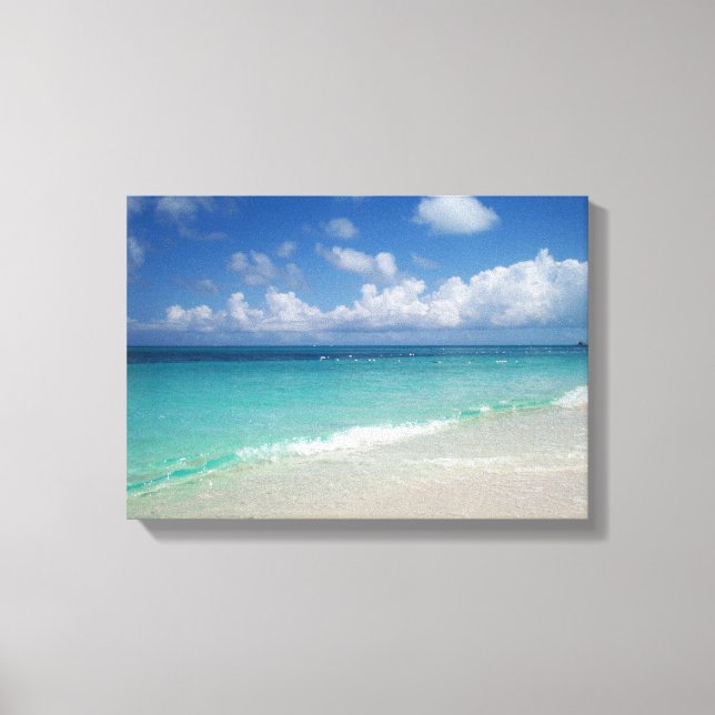 Turks & Caicos Beach Canvas (Frente)