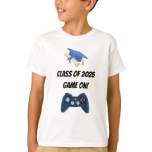 Turma de 2025 Game On | Camiseta de Estudante