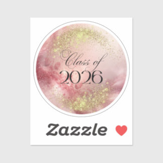 Turma de 2026 - Adesivo de Vinil Personalizado (Ro