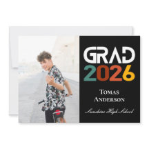 Turma de 2026 Foto Anúncio Vintage Retro