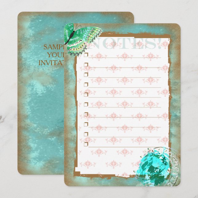 TURMALINA 4 ~ Convite (Frente/Verso)