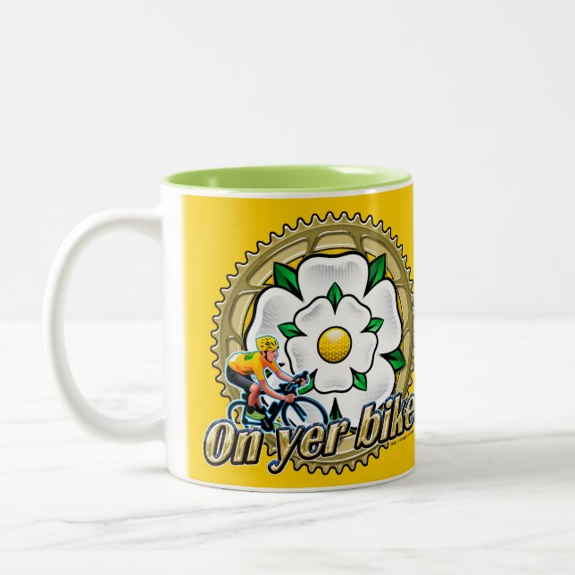 Turnê de Yorkshire 2018 - Caneca de café "On yer B (Esquerda)