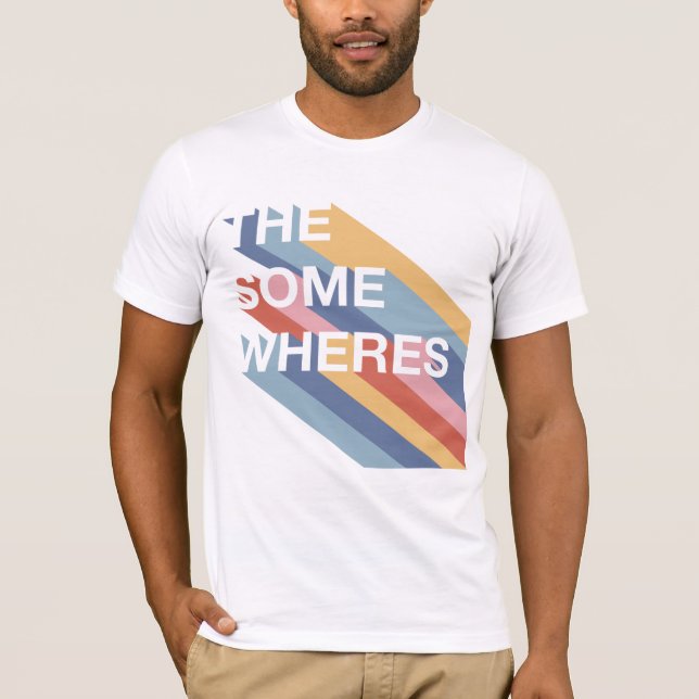 Turnê masculina - Texto escuro para camisas leves (Frente)