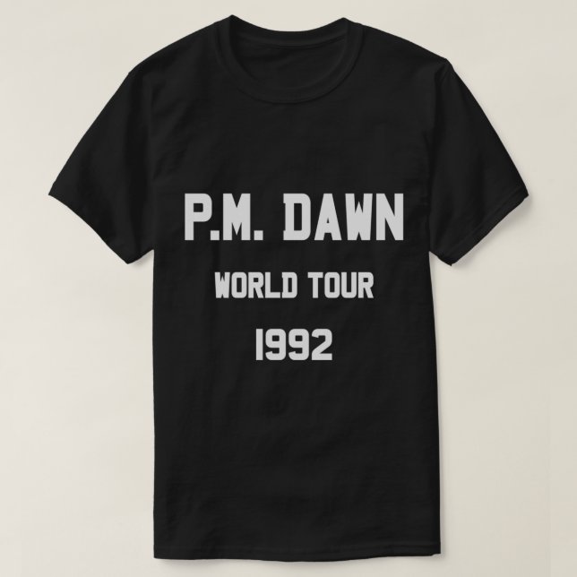 Turnê mundial de PM Dawn - Camisa essencial (Frente do Design)