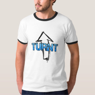 Turnt acima da camisa legal do calão da seta