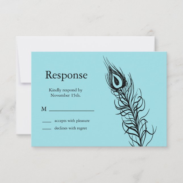 Turquesa Agite suas unhas RSVP (Frente)