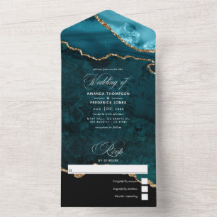 Turquesa - Casamento de Alho e Agato Dourado Tudo