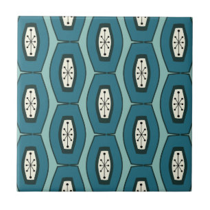 Turquesa Chain Funky do Midcentury