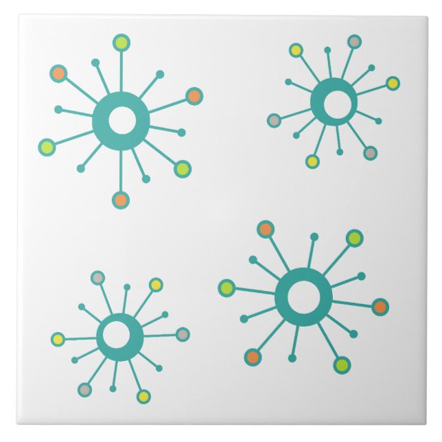 Turquesa Colorida de Impulsos Atômicos (Frente)