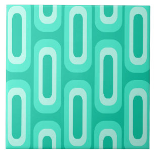 Turquesa das Formas Geométricas do Século Médio