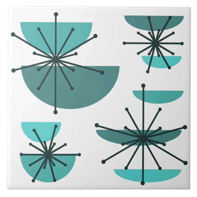 Turquesa de Torres de Arte do Século Médio (Frente)