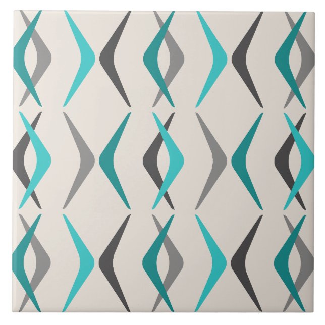 Turquesa do Bumerangue do Século Médio (Frente)