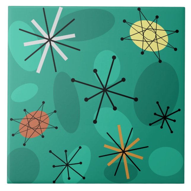 Turquesa do Starbursts do MidCentk (Frente)