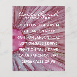 Turquesa e Lavanda de Cartão de Invólucro