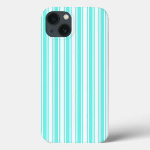 Turquesa e listras doces brancas Case-Mate iPhone