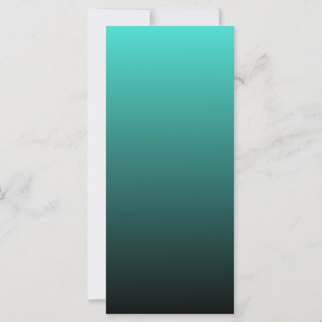Turquesa Ombre Preto (Frente)