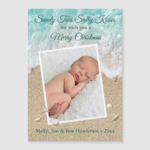 Turquesa Sandy Toes Salty Kisses Feliz Natal