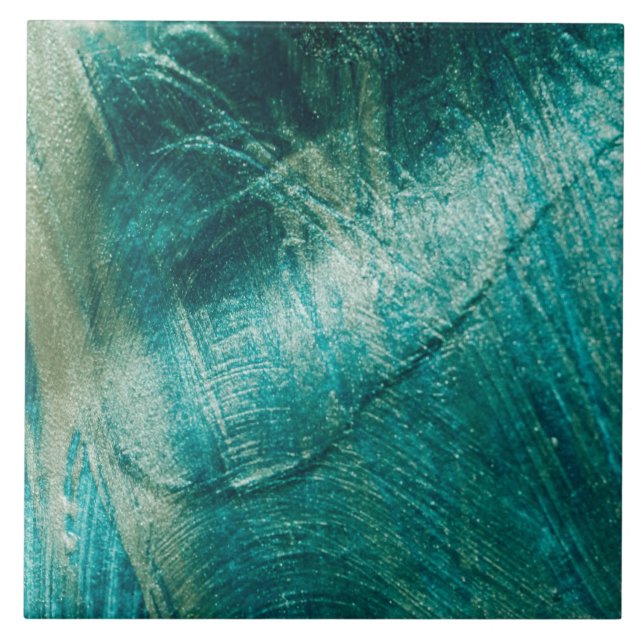 Turquesa textura rústica vintage elegante (Frente)