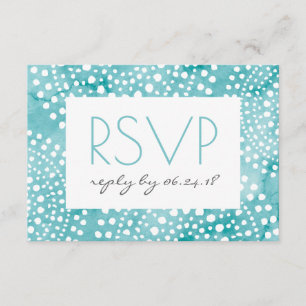 Turquesa Watercolor Bali Boho RSVP
