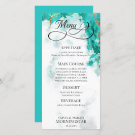 Turquesa Watercolor Geode